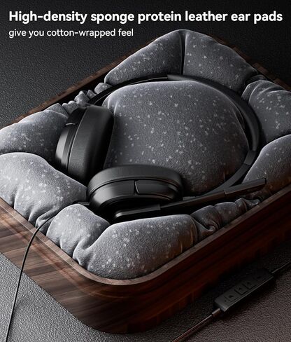 LEVN Headset with Mic,Computer Headset with Microphone,Usb Headset with Microphone,Wired Headset for Work from Home/Open Office/Call Center with Noise Cancelling,Super Lightweight Design for Long Wear in Kuwait