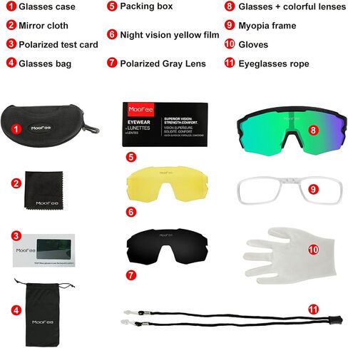 Cycling Glasses Sports Polarized Sunglasses For Men Women Riding Fishing Golf Baseball Running Glasses in Saudi Arabia