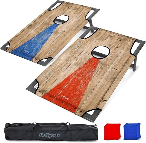GoSports Portable 3 x 2 ft Cornhole Game Set – Premium Toss Game for Kids and Adults - Choose Your Style in Saudi Arabia