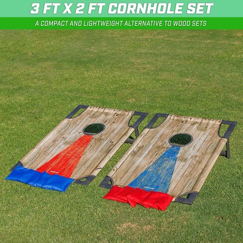 GoSports Portable 3 x 2 ft Cornhole Game Set – Premium Toss Game for Kids and Adults - Choose Your Style in Saudi Arabia