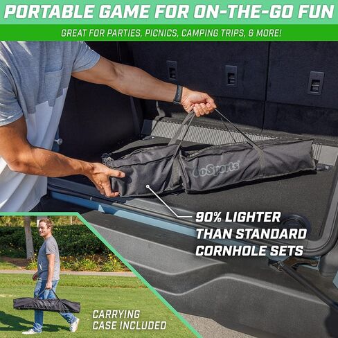 GoSports Portable 3 x 2 ft Cornhole Game Set – Premium Toss Game for Kids and Adults - Choose Your Style in Saudi Arabia