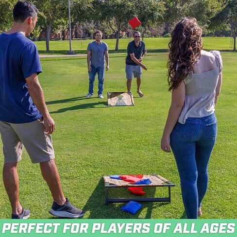 GoSports Portable 3 x 2 ft Cornhole Game Set – Premium Toss Game for Kids and Adults - Choose Your Style in Saudi Arabia