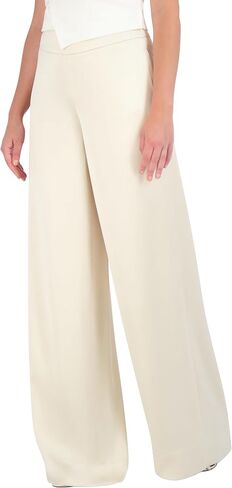 BCBGMAXAZRIA Women's Wide Leg Satin Pants in Saudi Arabia
