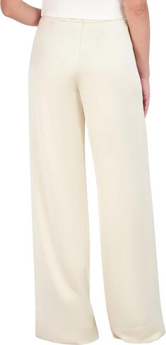 BCBGMAXAZRIA Women's Wide Leg Satin Pants in Saudi Arabia