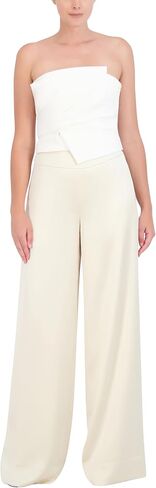 BCBGMAXAZRIA Women's Wide Leg Satin Pants in Saudi Arabia