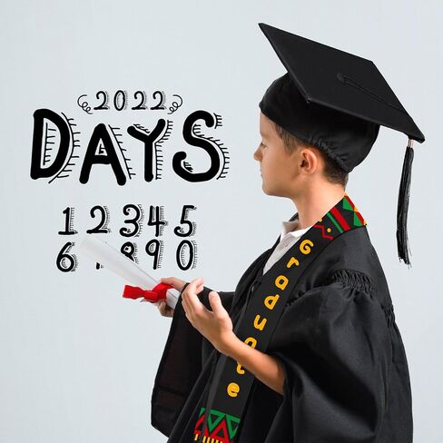 Jetec 2024 Kindergarten Graduation Cap and Printed Graduation Stole Sash Preschool Kindergarten Graduation Gifts for Kids(Classic Color, Vintage Style) in Saudi Arabia