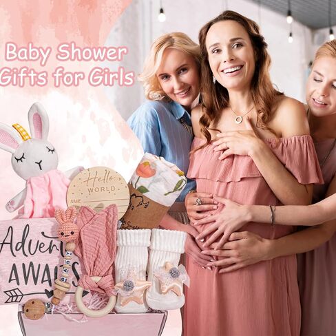 Baby Girl Gifts, Baby Gifts for Girls,New Born Baby Girls Gift,Baby Girl Newborn Essentials,Gender Reveal Gifts,Baby Swaddle Blanket in Saudi Arabia