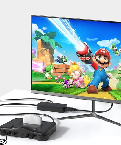 محول WUKUR N64 إلى HDMI يدعم التحويل 16:9/4:3 متوافق مع محول Nintendo 64/ Game Cube/SNES Gamecube HDMI in Kuwait