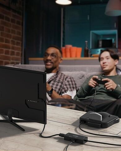 محول WUKUR N64 إلى HDMI يدعم التحويل 16:9/4:3 متوافق مع محول Nintendo 64/ Game Cube/SNES Gamecube HDMI in Kuwait