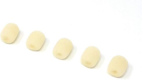 5 قطع صغيرة من غطاء الإسفنج باللون البيج للميكروفونات التي توضع على طية صدر السترة in Kuwait