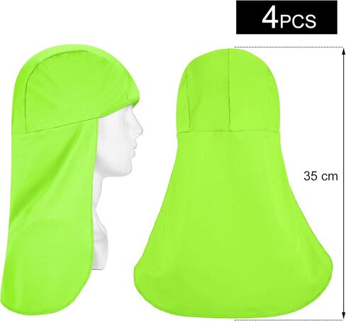4 Pieces Hard Hat Sun Shade Neck Shade Cap Sun Hat Elastic for Quick Dry Cooling Skull Cap in Saudi Arabia