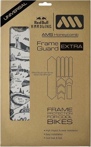 إطار حماية عالي التأثير من طراز Mountain Style AMS شبه شفاف للغاية - يحمي دراجتك من الخدوش والضربات in Kuwait