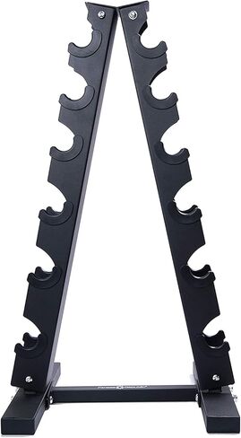 حامل دمبل من CKDCARES، حامل حامل وزن 6 طبقات - حامل وزن على شكل حرف A للدمبل - منظم تخزين الوزن لصالة الألعاب الرياضية المنزلية، الموديل: 6T-DR1 in Kuwait