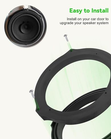 6.5 Inch Front Rear Door Speaker Adapter Fit for Ford Fusion Transit Focus Edge Fiesta Mondeo Mk4 6-1/2 Aftermarket Speaker Adapter in Saudi Arabia