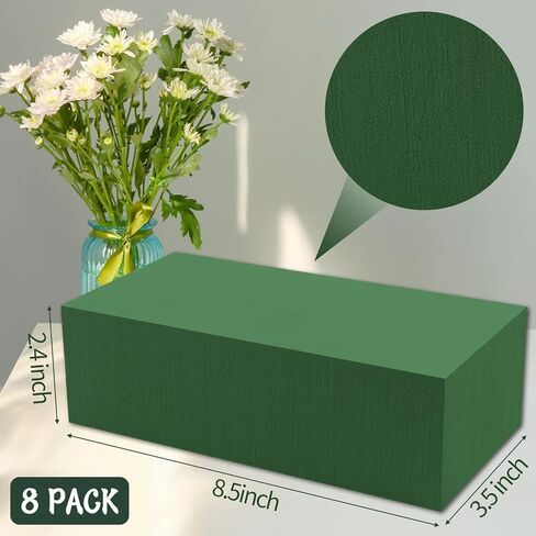 كتل رغوية من الزهور للزهور الطازجة والاصطناعية، طوب رغوي من الزهور الجافة والرطبة لحفلات الزفاف وأعياد الميلاد والمنزل والمكتب وديكورات الحديقة ومستلزمات الترتيب in Kuwait