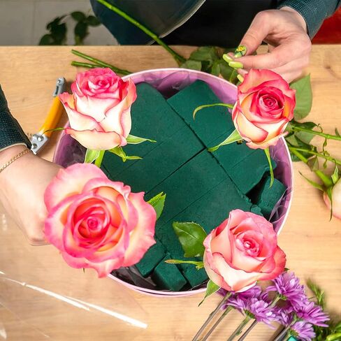 كتل رغوية من الزهور للزهور الطازجة والاصطناعية، طوب رغوي من الزهور الجافة والرطبة لحفلات الزفاف وأعياد الميلاد والمنزل والمكتب وديكورات الحديقة ومستلزمات الترتيب in Kuwait