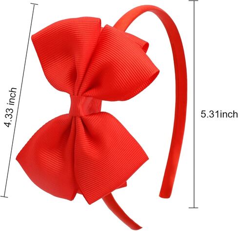 عصابة رأس للأطفال الصغار فيونكات شعر سوداء للفتيات، عصابات رأس على شكل فيونكة لطيفة للفتيات الصغيرات، عصابة شعر للفتيات الصغيرات في المدارس in Kuwait