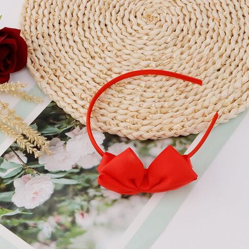 عصابة رأس للأطفال الصغار فيونكات شعر سوداء للفتيات، عصابات رأس على شكل فيونكة لطيفة للفتيات الصغيرات، عصابة شعر للفتيات الصغيرات في المدارس in Kuwait