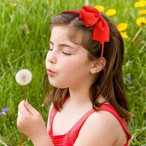 عصابة رأس للأطفال الصغار فيونكات شعر سوداء للفتيات، عصابات رأس على شكل فيونكة لطيفة للفتيات الصغيرات، عصابة شعر للفتيات الصغيرات في المدارس in Kuwait