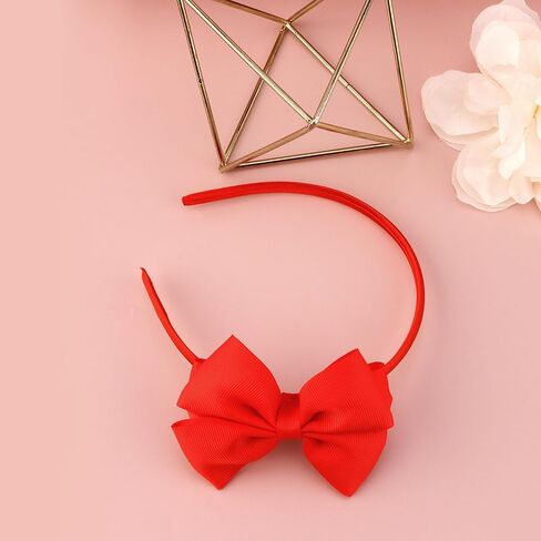 عصابة رأس للأطفال الصغار فيونكات شعر سوداء للفتيات، عصابات رأس على شكل فيونكة لطيفة للفتيات الصغيرات، عصابة شعر للفتيات الصغيرات في المدارس in Kuwait