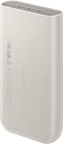 SAMSUNG 45W 20,000mAh Battery Pack Charger, Super Fast Charging w/ 3 Ports for Galaxy Phones, Buds and More, 5A USB-C Cable Included, 2024, US Version, EB-P4520XUEGUS, Beige in Saudi Arabia