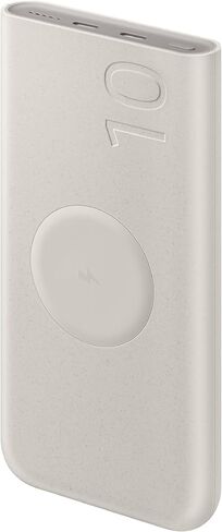 SAMSUNG 45W 20,000mAh Battery Pack Charger, Super Fast Charging w/ 3 Ports for Galaxy Phones, Buds and More, 5A USB-C Cable Included, 2024, US Version, EB-P4520XUEGUS, Beige in Saudi Arabia