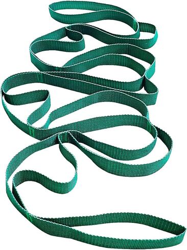 Stretching Strap Yoga Strap for Physical Therapy, 10 Loops Yoga Straps for Stretching, Non-Elastic Stretching Bands for Exercise, Pilates, Home Workout and Gymnastics in Saudi Arabia