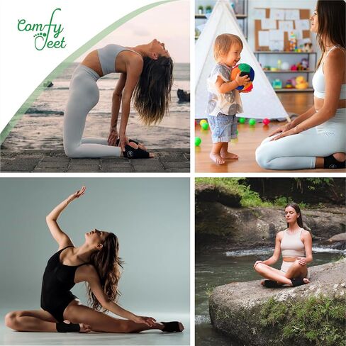 Wearable Yoga Mat and Meditation Cushion - Comfort & Protection for Cross-Legged or Kneeling Positions - Usable as Meditation Straps & Yoga Socks - Adjustable & Durable - Patent Pending in Saudi Arabia