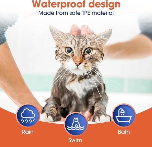 طوق مهدئ للقطط - 4 عبوات من أطواق تهدئة القطط من الفيرمونات أطواق تهدئة للقطط - تخفيف قلق القطط يستمر 60 يومًا تصميم انفصالي لطوق القطط المهدئ قابل للتعديل لمعظم القطط (15 بوصة) in Kuwait