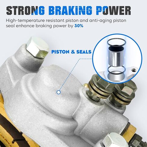 Rear Brake Calipers & Pads Fit for Polaris Scrambler 500 1998-2004, Magnum 325 500 1999-2001, Trail Blazer 250 400, Trail Boss 325 330, Xpedition 325 425, Xplorer 250 400 for 1910691 1910449-1 Pcs in Saudi Arabia