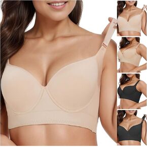 حمالة صدر ذات شكل محدد، حمالة صدر ذات شكل ناعم للظهر، حمالة صدر عصرية ذات 7 صدر، حمالة صدر بدون أسلاك in Kuwait