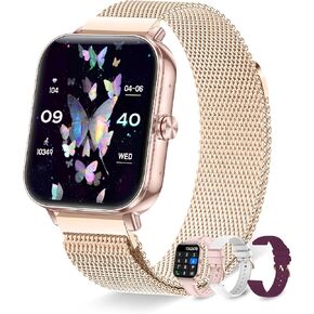 Betatree Smart Watch for Men Women, 1.85" HD Full Touch iPhone Android Smartwatch (Answer/Make Call), Waterproof Fitness Tracker with Heart Rate SpO2 Sleep Monitor Pedometer 20 Sport Modes AI Voice in Kuwait