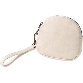 Organizer Bag Makeup Bag for Purse Travel Toiletry Pouch Zipper Pouch for Purse Small Makeup Pouch with Pockets Wristband design (black-nylon)… in Saudi Arabia