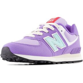 New Balance Kids 574 V1 70s Racing Lace-up Sneaker, Nb Navy/Slate Gray, 4.5 US Unisex Big in Saudi Arabia