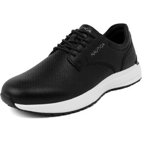 Nautica Men’s Lace Up Dress Shoes – Casual Sporty Sneakers with Vegan Leather Upper and Cushioned Sole - Atwood in Saudi Arabia