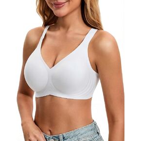 Wireless Bras for Women No Underwire Push Up Bra Support and Lift Comfort Jelly Full Coverage Plus Size Tshirt Wirefree Bra in Saudi Arabia