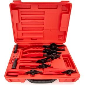 Snap Ring Pliers Set, .038in - .09in for Automobiles Lawnmowers and Farm Equipment Retaining Snap Ring and Circlip Removal Tools Straight & Bent Retaining Ring Pliers w/Hook & Pick in Kuwait