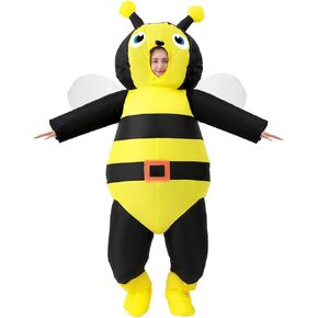 زي النحلة القابل للنفخ، أزياء كامل الجسم للبالغين، أزياء الهالوين المضحكة، أزياء الكرنفال للبالغين in Kuwait