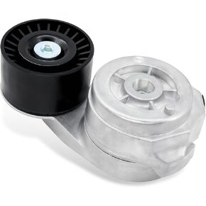 Belt Tensioner Assembly with Pulley, Compatible with 2003-2010 Dodge Ram 2500 3500, 2008-2010 Ram 4500 5500 & Ram 2500 3500 4500 5500 & Sterling Truck Bullet 45 55 & Autocar LLC, Replace# 38285 in Kuwait
