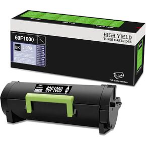 601 (60F1000) Black Toner Cartridge, Compatible 1 Pack 60F1000 Replacement for Lexmark MX310dn MX611de MX511de MX410de MX611dhe MX610de MX511dhe MX510de MX511dte MX611dte Printer in Kuwait