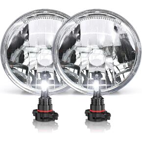 CHUSYYRAY Fog Light Assembly Compatible for 2007 2008 2009 2010 2011 2012 2013 2014 Chevy Avalanche Suburban Tahoe, Clear Lens Bumper Lamp Led Fog Lights w/Bulbs, 6000K Bright White, Pack of 2 in Kuwait