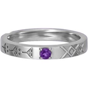 JJBA Anime,JoJo's Adventure:Inspired Adjustable Cuff Ring - Giorno Style Openable Jewelry for Cosplay, Fashion Accessories, Gift for Anime Fans in Kuwait