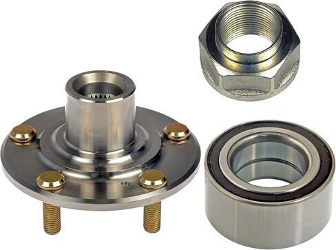 DTA Rear Wheel Hub Wheel Bearing Kit Left or Right Compatible with 2001-2002 Acura MDX; 2003-2007 Honda Pilot D930450+NT510050R with Nut in Saudi Arabia