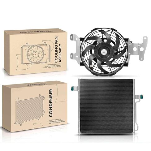 Replacement Parts for AC Condenser&Single Cooling Fan Assembly Kit for Ford Explorer 06-10 Mercury Mod-A58PP-92954 in Saudi Arabia