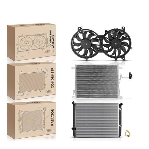 Replacement Parts for Radiator&AC Condenser&Cooling Fan Kit for Infiniti EX35 2008-2009 FX35 2009 Mod-A58PP-102675 in Saudi Arabia