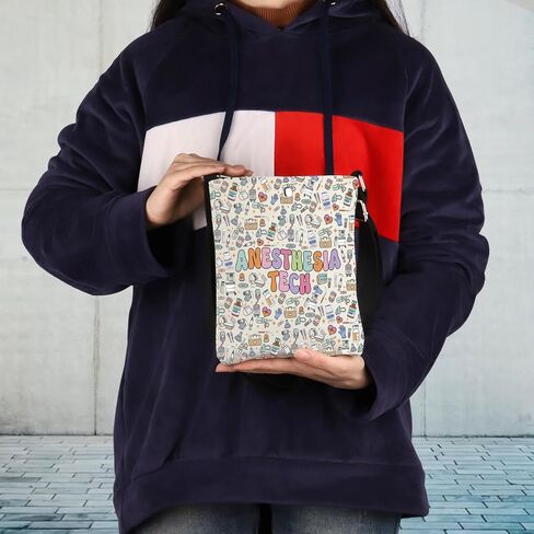 TIIMG Anesthesia Tech Gift Anesthesiologist Gifts Anesthetist Nurse Doctor Thank You Gift Crossbody Bag in Saudi Arabia