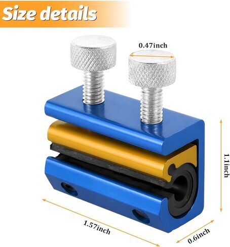 Motorcycle Cable Lube Tool, Motorbike Cable Lubricator, Motorbicycle Lubricant Luber Dual Oiler Tool Twin Clamp Accessories, Universal for ATV Dirt-Bike Scooter Bike (Blue) in Saudi Arabia