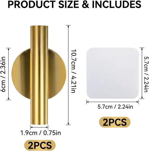 2 PCS Gold Circular Vases for Flowers, Metal Hanging Plant Holder Small Gold Tube Wall Planter Hanging Vase for Modern Home Decor Display Faux & Dried Flowers in Kuwait