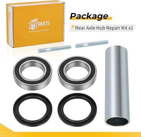 M MATI Rear Axle Hub Repair Kit for Suzuki LT-Z400 LT-Z400Z QuadSport 400 Z 2003-2008 64731-07G00 08123-60087 09283-50006 in Kuwait
