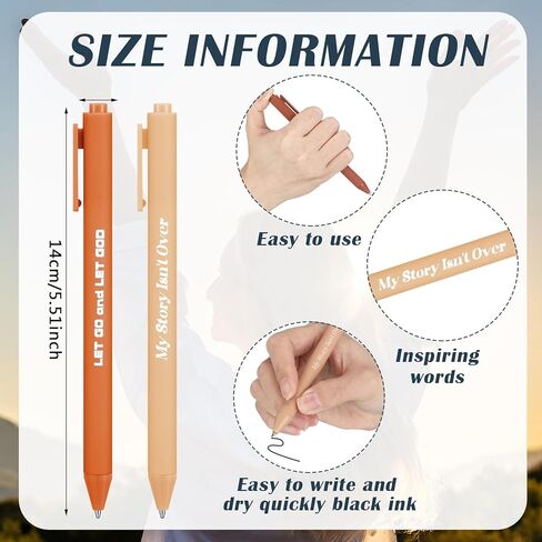 48 Pcs Pens Sobriety Gifts for Men Women Recovery Pens Addiction Recovery Sober Motivational Inspirational One Day at a Time Attitude of Gratitude Let Go and Let God Sobriety Gifts in Kuwait